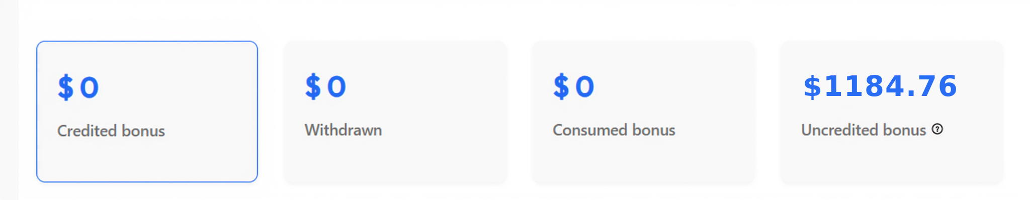 Bonus $1184